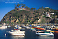 Picture: Boats moored in Avalon Harbor, Catalina Island, California