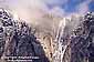 Clearing winter storm along the rim of Yosemite Valley, Yosemite National Park, California