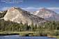 Lembert Dome and Mount Dana over the Tuolumne River and Meadows, Yosemite National Park, California