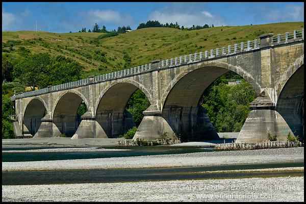 Photo: Historic Fernbridge (c.1911) stretches over the Eel River, near Ferndale, California