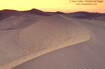 Sunset in the Algodones Dunes Wilderness, Imperial County, California