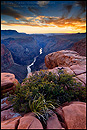 Picture: Sunset over the Colorado River at Toroweep, Grand Canyon National Park, Arizona