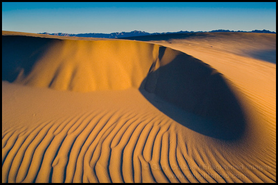 Picture: Sunrise at Algodones Dunes, Imperial County, California