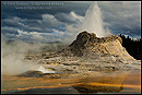 Picture: Geothermal activity at Castle Geyser, Yellowstone National Park, Wyoming