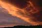 Red storm clouds at sunset, Columbia River Gorge National Recreation Area, Oregon