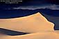 stormy sunset at sand dunes, Death Valley