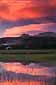 Lenticular cloud at sunset over Tuolumne Meadows, Yosemite, California