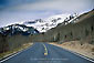 Photo: Two lane mountain highway, State Route 550, near Ouray, Rocky Mountains, Colorado
