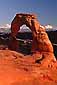 Sunset light on Delicate Arch, Arches National Park, Utah