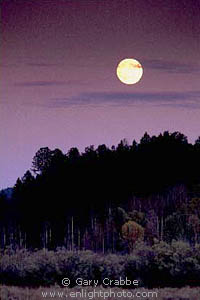 Harvest Moonrise, Grand Teton National Park, Wyoming