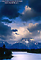 Stormy morning over the Snake River and Mount Moran, from Oxbow Bend, Grand Teton National Park, Wyoming