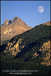 Storm clouds in morning over mountains in the Teton Range, Grand Teton National Park, Wyoming