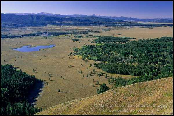 Photo: The Snake River Plateau, as seen from Signal Mountain, Grand Teton National Park, Wyoming